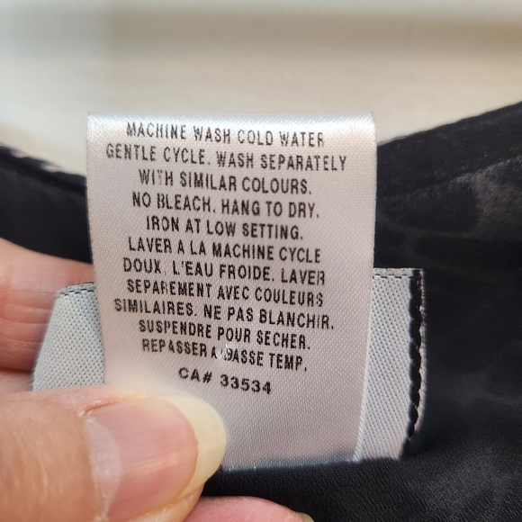 [XL] Libra Evening Dress Sz XL Sleeveless Belted Midi Black & White‎ Lined - Picture 6 of 16